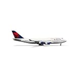 Herpa Wings Delta Airlines B747-400 1:500 Model Airplane