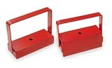 Industrial Grade 3DYD9 Handle Magnet, Bipolar, 225 Lb