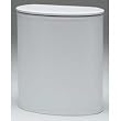 Laundry Hamper - Oval (Black) (24" H x 21" W x 11" D)