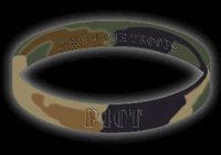 Click here to buy Official P4ot Pray 4 OUR Troops Camouflage Wristband Bracelet.