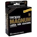 Trojan Magnum Condoms, Retail Box of 36 Large Size Condoms, Extra Large Size for Added Comfort
