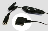 MP3 Stereo Hands-free/ Headset Audio Adaptor for Nokia 3230 - Switch MP3 stereo handsfree to cell phone handsfree