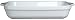 Emile Henry Couleurs 14-by-11-Inch Roasting Dish, White