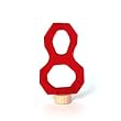 Birthday Ring Decoration - Number "8"