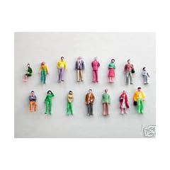 100 Figuren Modellbahn H0 1:87 19 mm