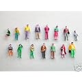 100 Figuren Modellbahn H0 1:87 19 mm