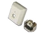 Blue World Bleil ISDN-Anschlussdose, 1 x 8 (8), Aufputz schraubbar