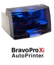 Primera BravoPro Xi AutoPrinter - CD DVD printer - color - ink-jet - CD (4.75 in) - 4800 dpi - capacity: 100 disks - USB