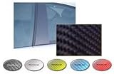 Acura TSX / 4 pieces Carbon Fiber Pillars 04-06 - Color: Silver Carbon Fiber