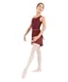 Capezio Adult Georgette Wrap Skirt Burgundy Medium / Large