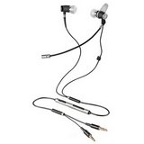 Vitual Phone Booth Earbud Headset USB 4FT for laptop Mutimedia