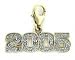 2005, 14K Gold Diamond Charm
