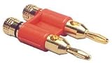 Dayton BADP-GR Gold Dual Banana Plug Red