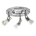 Eurofase Lighting F-3RGR3-25 Chrome Rio Grande Transitional Three Light Directional Lighting Accent / Spot Light Flush Mount Ceiling Fixture from the Rio Grande Collection
