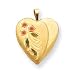 Genuine IceCarats Designer Jewelry Gift 14K Gold Filled Tri-Color 2-Frame Flower Heart Locket