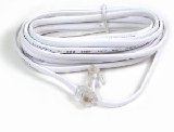 Belkin Modem cable - RJ-11 (M) - RJ-11 (M) - 25 ft ( F8V100-25-WH )