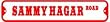 SAMMY HAGAR RD. sign street music rock