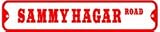 SAMMY HAGAR RD. sign street music rock