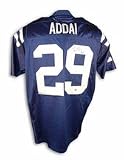 Joseph Addai Indianapolis Colts Autographed Authentic Reebok NFL Football Jersey (Blue)