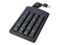 DIGITUS Nummernblock USB ausziehbares USB-Kabel 0,7m schwarz Preisvergleich