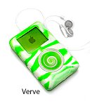 iSkin eVo2 (bright green and white) - 4G 20GB iPod, iPod Photo 30GB & 20GB iPod with Color Display(FINAL SALE)