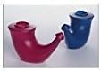 Neti pot - rhino horn, Red by Yoga Process