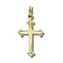 Cross Pendant 14K Yellow Gold 15X10.5mm