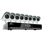 SVAT CV301-8CH-008 8-Channel H.264 Smart DVR Complete Surveillance System (Includes 8 Indoor/Outdoor High-Resolution CCD Night-Vision Cameras)