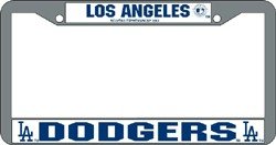 Los Angeles Dodgers MLB Chrome License Plate Frame