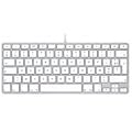 Apple - Keyboard - USB - white, anodised aluminium - French