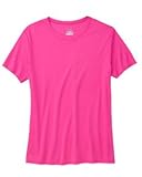 Hanes Women's Polyester Cool Dri T-Shirt - WOW PINK - XX-Large