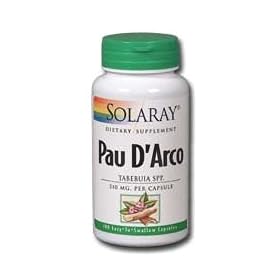 Pau D'Arco Inner Bark 510 mg By Solaray - 100 Capsules