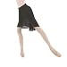 Capezio Adult Georgette Long Wrap Skirt Black Medium / Large