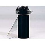 Tulle Spool - 6 X 25 Yards (75 Ft) - 100% Nylon - Black - Gift Wrap... by IGC