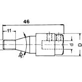 Amana 303105 Boring Bits Machine Replacement Chucks - Left Hand Rotation; 10mm Shank... by Amana