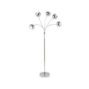 Spider Floor Lamp Leitmotiv Spider Chrome Metal Floor Lamp