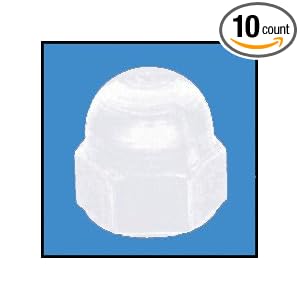 Nylon Acorn Nut, #4-40 (Pack of 10)