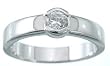 925 Sterling Silver Brilliant Cut Solitaire CZ Ring