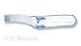 Urocare Fabric Leg Strap with Self-Gripping Fasteners (For use with Urocare Reusable Latex Bags) - Lower Leg Strap - Large - Adjusts 12 to 17 - Each
