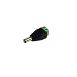 2.1mm x 5.5mm Male CCTV Power Plug Adapter 10 Pack