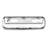 Edelbrock 4463 Signature Series Chrome Valve Covers - Set of 2 by Edelbrock