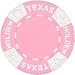 Real Clay No Metal Insert Texas Holdem Poker Chips, 25 11.5 gram Pink Chips