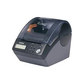 Brother QL 650TD - Label printer - B/W - direct thermal - Roll (6.2 cm) - 300 dpi - up to 90 mm/sec - capacity: 1 rolls - serial, USB