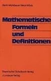 Produkt-Bild: Mathematische Formeln und Definitionen. Neubearbeitung