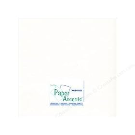 Paper Accents Cardstock 12x12 Pearlized Porcelain
