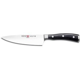 Wusthof Classic Ikon  6-Inch Cook's Knife, Black: Kitchen &amp; Dining