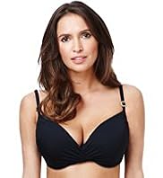 Underwired Ruched Push-Up Bikini Top