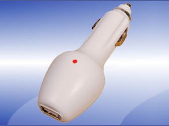 Hitech - Car DC Adapter wth USB Outlet for MP3 Players, Digital Cameras, Cell Phones, PDAs