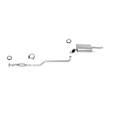 1993 1994 1995 Geo Prizm 1.6L exhaust system Muffler Resonator pipe cat back New by Reliable