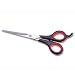 PROFESSIONAL BARBER SCISSORS FROM CHRISTINA MJ COLLECTION WITH BLACK N BROWN HANDLE Image